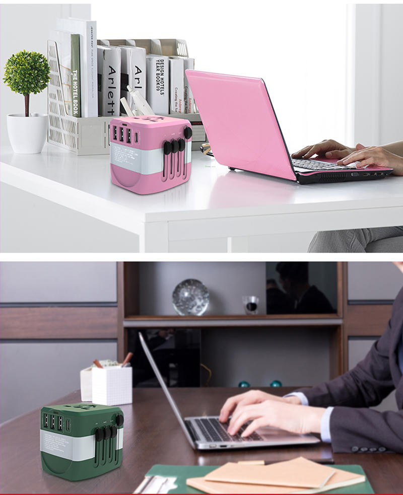 Travel wall plug adaptor