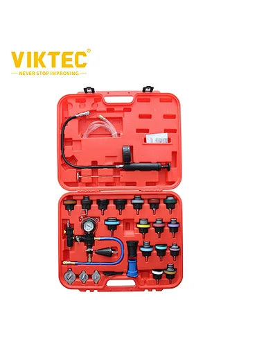 VIKTEC 27PC Cooling System Pressure Tester & Vacuum Purge Master Kit