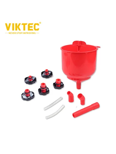 VIKTEC Coolant System Fill Kit With 5pc Spill Proof Adapter Caps