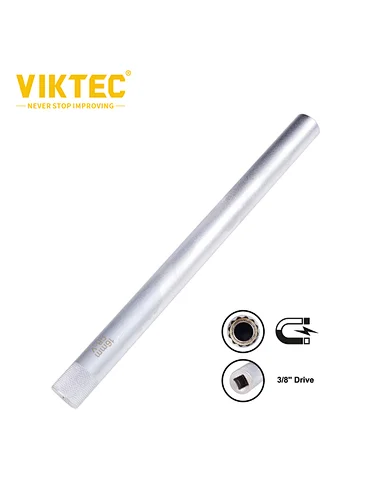 VIKTEC 3/8'' Drive Extra długie gniazdo świecy zapłonowej 16mm X 250mm