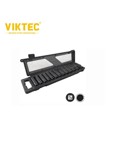 13pc 1/2 "Impact socket set long