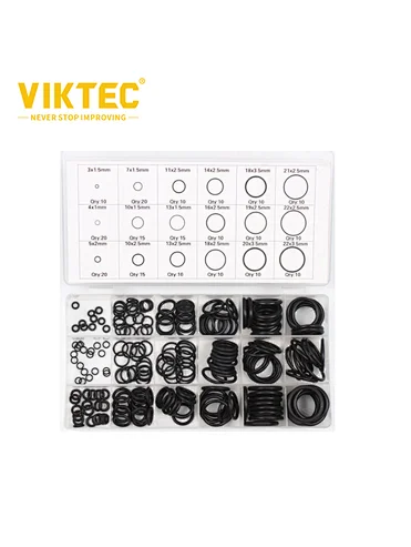 VIKTEC 225Pc.O-Ring Assortment