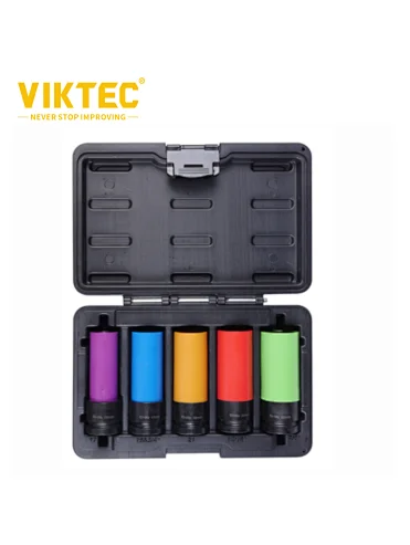 5PC 1/2 Inch Drive Impact Alloy Wheel Nut Socket