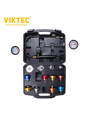 VIKTEC 14PC Radiator Pressure Test Kit