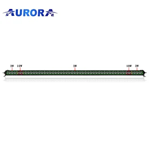 Aurora P69K waterproof single row hybrid Thin Led Off Road Light Bar