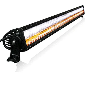 BEST Made waterproof dual-funtion 10'' All weather light Dual Amber Off Road Led Light Bar