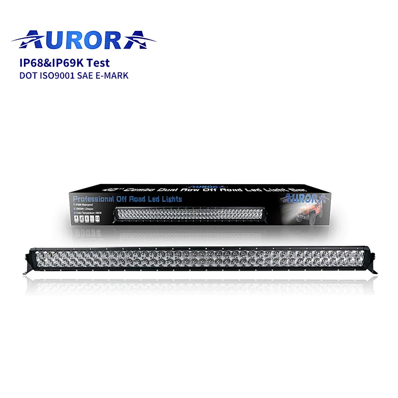 Aurora patent led light bar high  lumen led outdoor flood light comb Light Bars Led Off Road Light ATV UTV