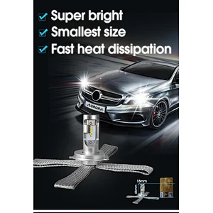 Stable Performance H4 H13 Led Conversion Kit Fanless Copper Braid Auto Headlight Bulb
