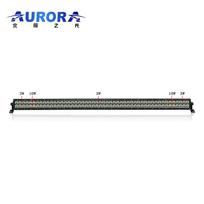 Superior Brightness Aurora ATV 40'' Dual row Led Hybrid Grow Spot Led Light Bar Strips