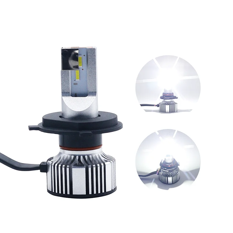 Aurora Factory Night Eye 1+1 Design LED Headlight H4 Auto Headlight Bulb for Cars, Motorcycles, Trucks, etc