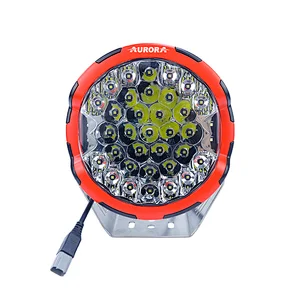 Hot selling 185W Round LED Work comb light 9 Inch Driving Light 4x4 Offroad
