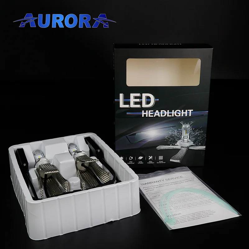 Super Bright H1,H3, H7, H11, 9004,9005 Car LED Headlight H4 AUTO light system Aurora  car led headlights bulb