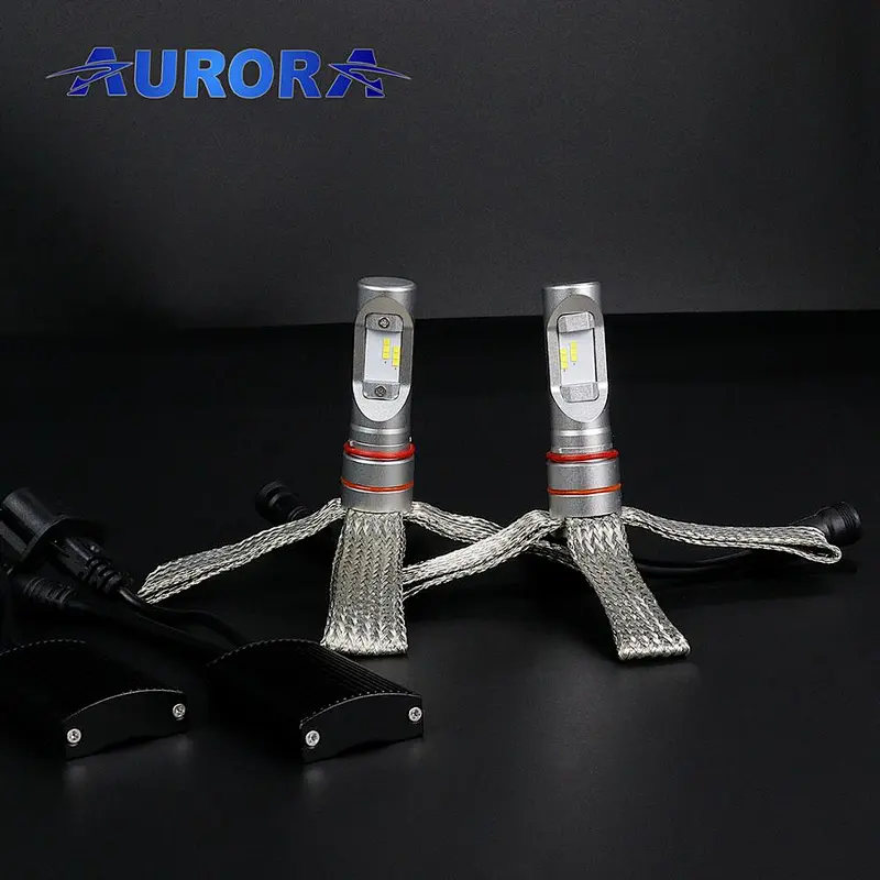 Aurora 2 years warranty led headlight 9004, HB3, 9005, H4, H13 led headlight bulbs H7 H11 9004 9012 car Headlights light bulb