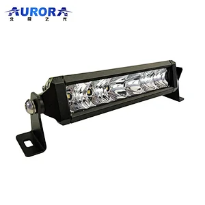 2022 Hot-selling Aurora single row led light bar S5 cool white light 12V 30ich auto led bar light