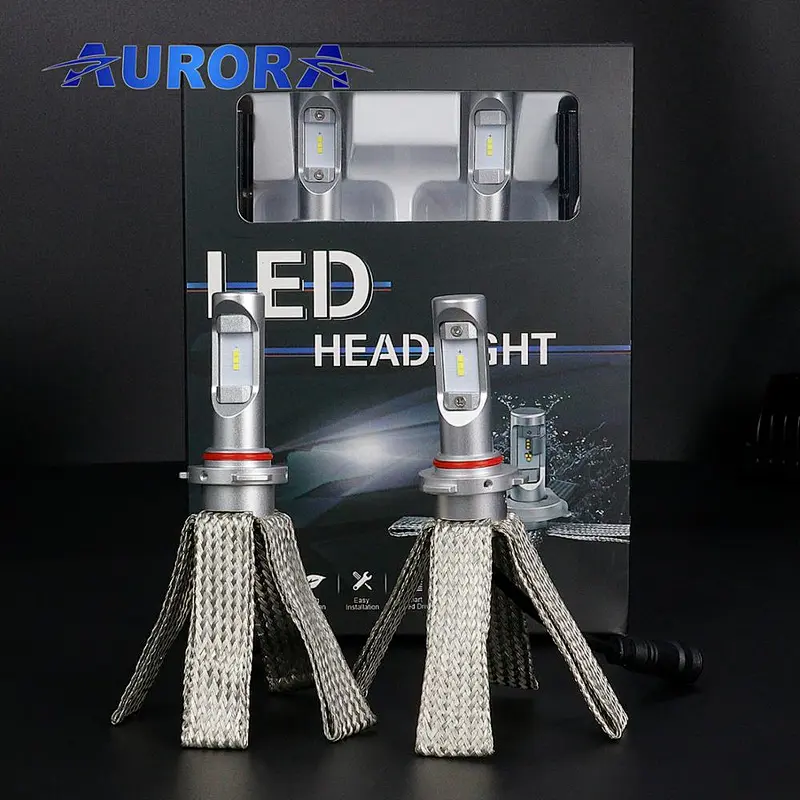 Hot selling 5*7 7inch Aurora led headlight h7 h11 led car headlight bulb 4 side r3 led headlight
