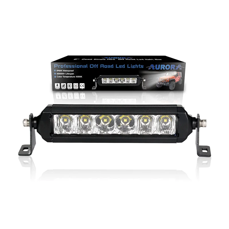 IP68&IP69k smart barra de luz led 6 inch LED light bar No screw 60 watt led flood light