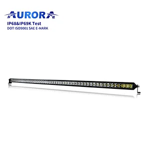 USA Designed AURORA Screwles offroad  led light bar 50 inch car bumper led lights barras led 4x4 off road,car led light bar