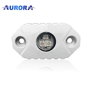 Aurora IP68 single  color RGB mini  rock light 9W LED pod light