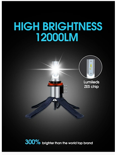car led headlight 48w 12000lm