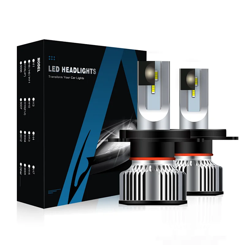 AURORA ROHS CE Auto 1+1 Design LED Headlight Bulb H4 H13 9004 9007 Auto Lighting System Car Headlight