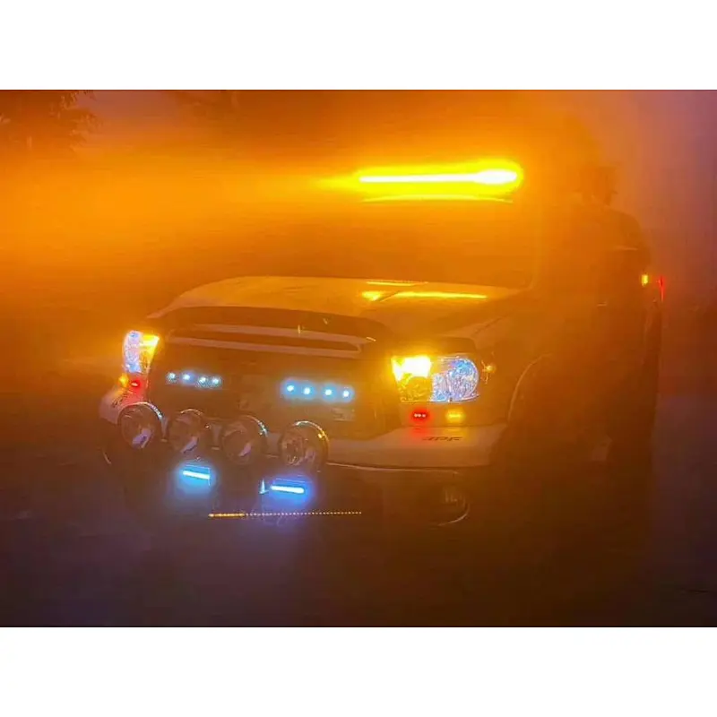 Amber light High Brightness DC 12V  Mini Car LED  Fog Lights