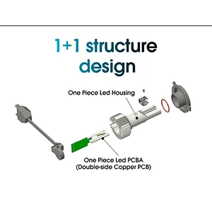 High Quality Aurora Patent 1+1 Design Led Bulb V5 6500K 11000Lm Fanless Car Led Headlight H4 9004 9005 9006 H11 H7