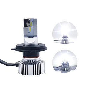 Aurora Automotive Light Headlamp LED Headlight H4 9007 3 Colour LED Auto Light