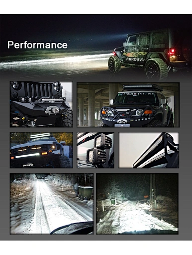 led 4x4 light bar