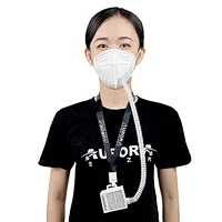 Wearable portable air purifier cleaner  with H13 hepa filter
