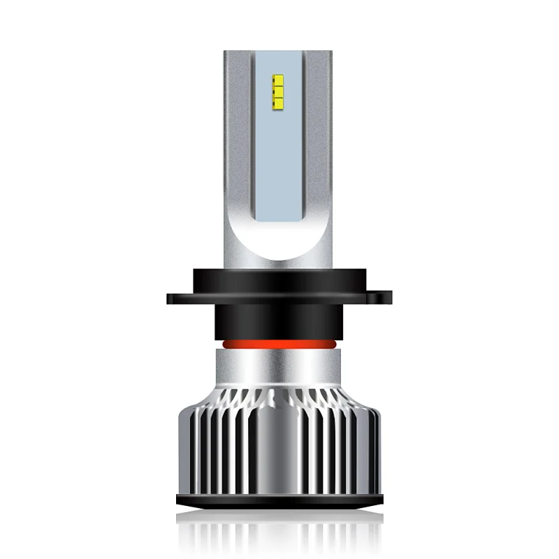 High Brightness Aurora Factory 1+1 Design F2 H7 Hydraulic Fan Patent Led Headlight Bulb For Cars