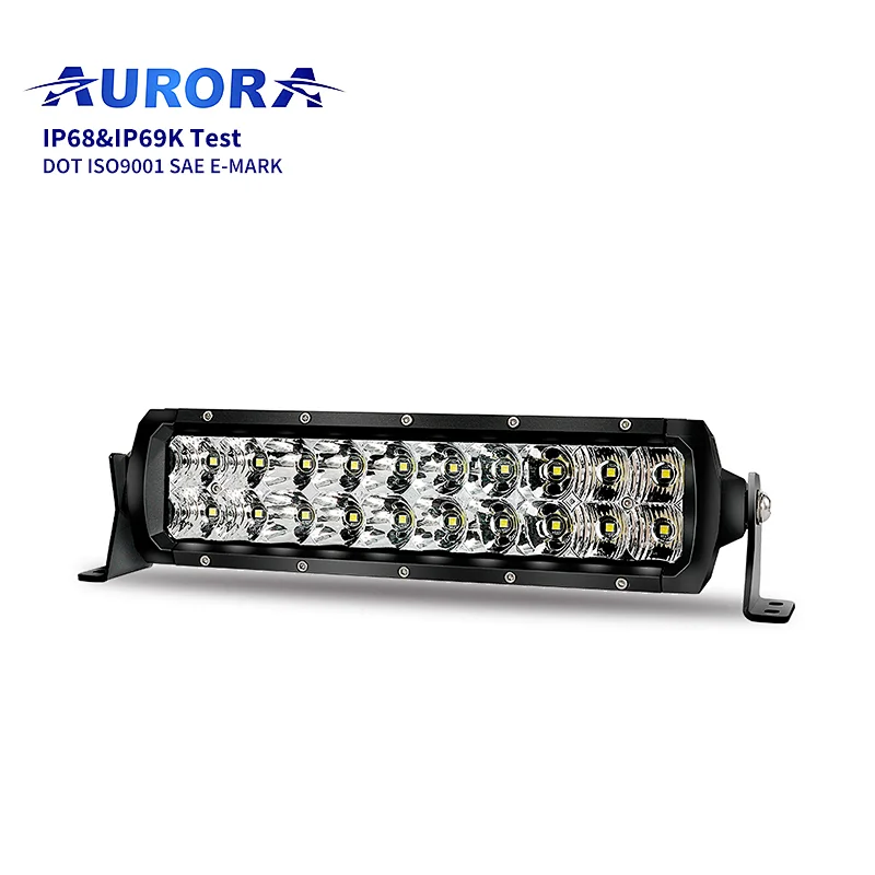 LED Light Bar Aurora 10 Inch 100W Spot Flood Combo LED Driving Lamp Off Road Lights Boat Lamp,2 Years Warra