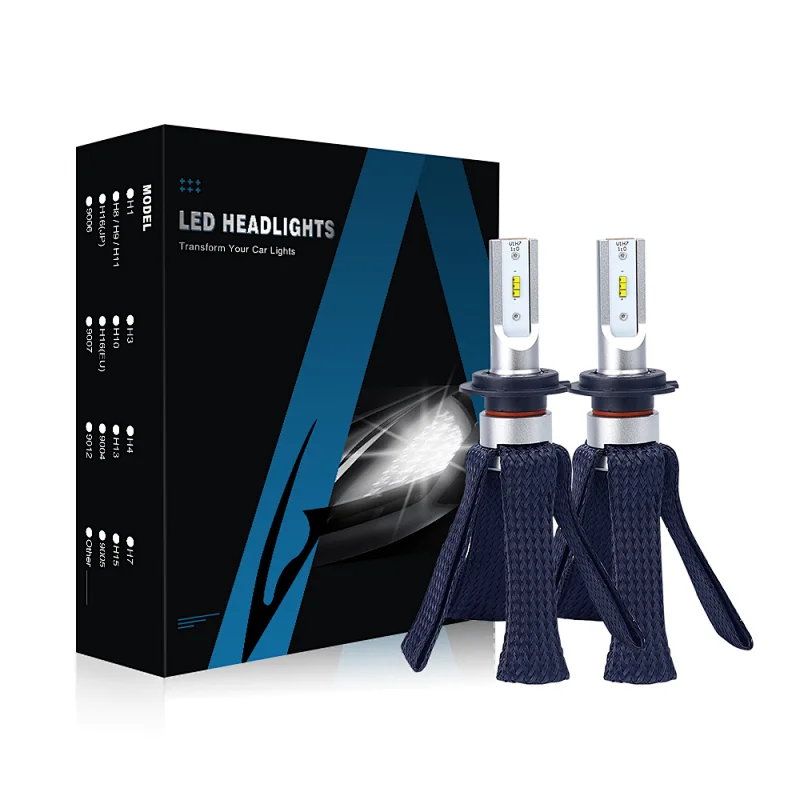 Aurora Stable Quality G10J 5200K-5700K 12000Lm 48W Curve driver 9005 9006 H1 H4 H7 Car led headlight bulb