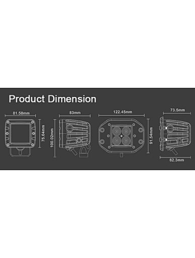 30W Driving light beam LED Work Light for truck