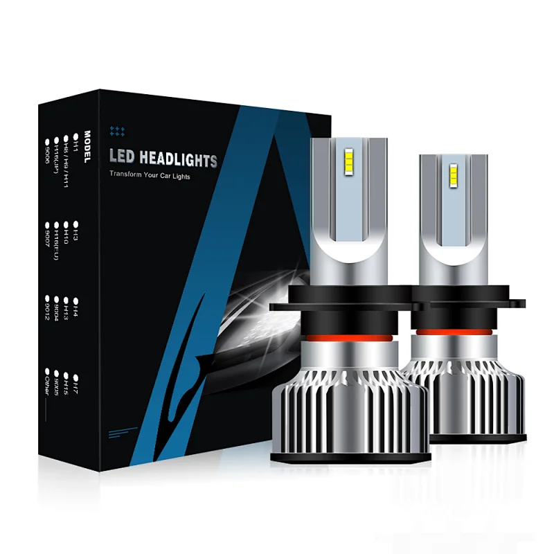 Aurora 1+1 Patent Design Super Bright led H7 Mini F2 LED Headlight Bulbs 58W Hi Low Beam Car Light