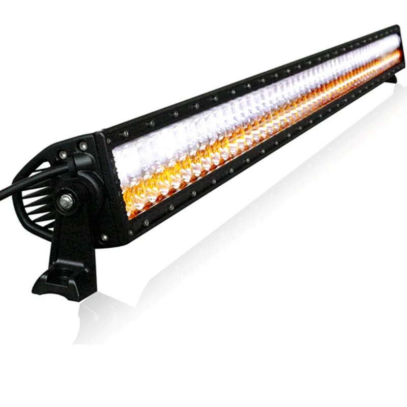 BEST Made waterproof dual-funtion 10'' All weather light white / amber led bar lighting