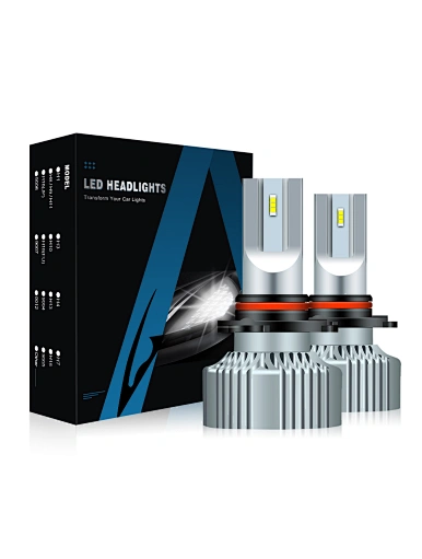 New design Fanless 10000Lm 1860 Chip led headlight 9004 9007 H13 H4 auto car LED Headlight kits