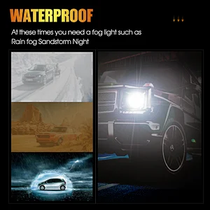 2022 IP69K approval hot sale 4 inch LED Round Fog Light With DRL Off Road Light