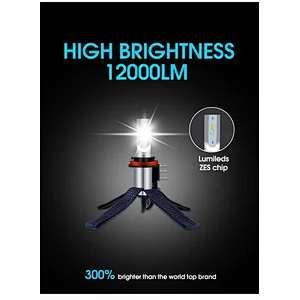 Aurora Cheap LED Lights Wholesale Auto Waterproof Lamp H1 H3 H11 9005 9006 H7 H4 Car Led Headlight