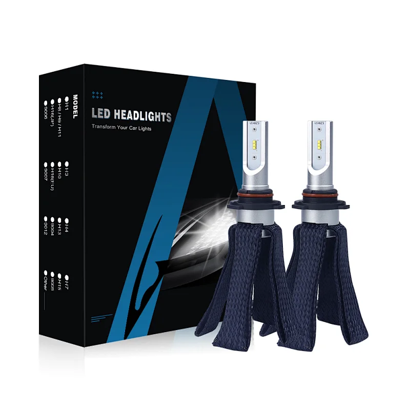 Aurora Smallest Size G10J 12000lm 48W Copper braid 9006 9005 H7 Led Headlight Auto Lighting Systems H4 High Power Led