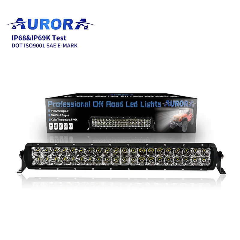 2022 New Series Aurora 20 inch auto car led light bar 4x4 for offroad