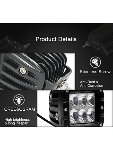4x4 led lights parts