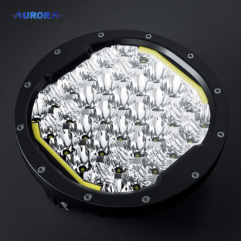 Aurora super quality 9inch round driving light with DRL