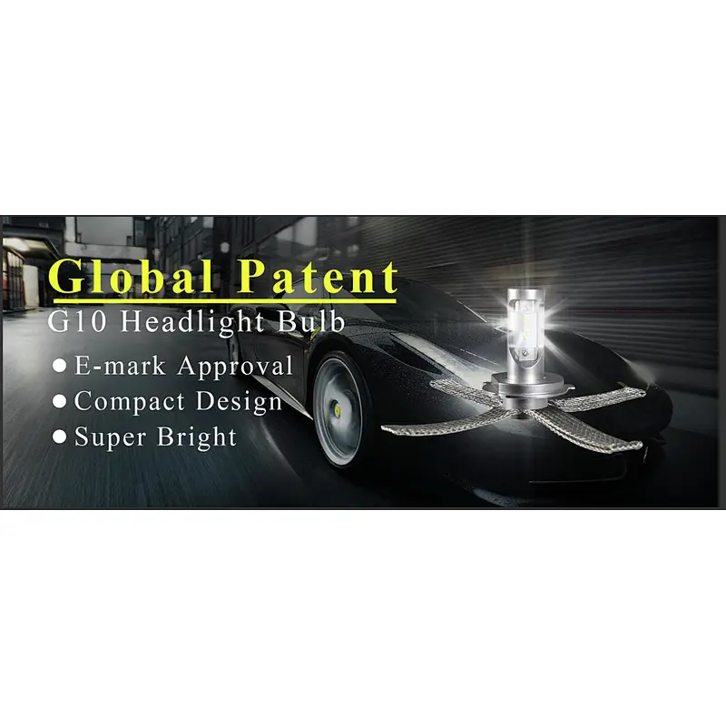 Copper Braid Patented Fanless Auto Lights Car Led Headlight Bulb
