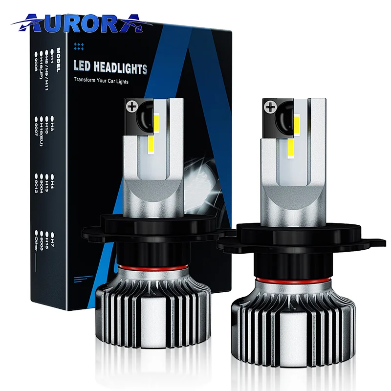 Mini Fanless Led Headlight Bulb H7 H11 9004 9005 9006 9007 Led Headlight for Car H4