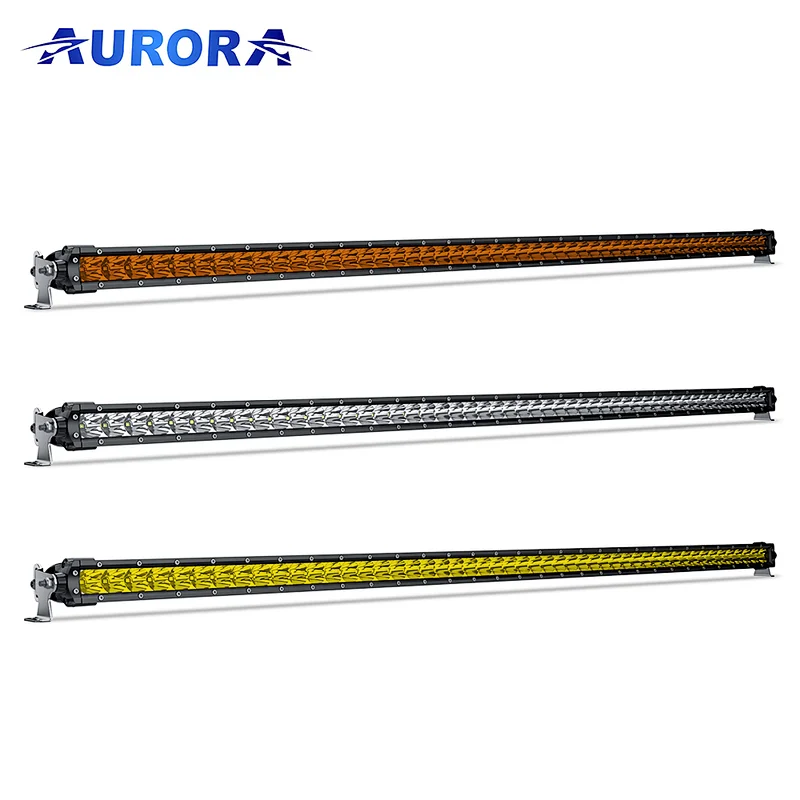 SEMA manufacturer Aurora 50inch offroad slim led light bar approved by ECE,EMC and SAE