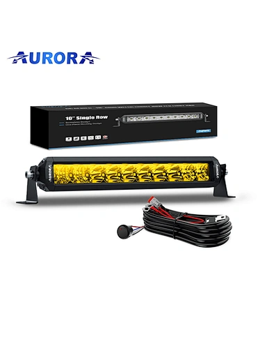 AURORA IP68&IP69k smart barra de luz led 6 inch LED light bar No screw led bar off road