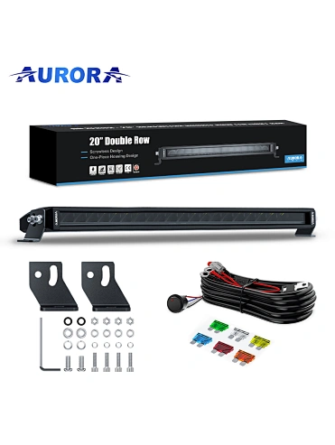 AURORA Screwless IP69K 20inch DRL RGB LED Light Bar