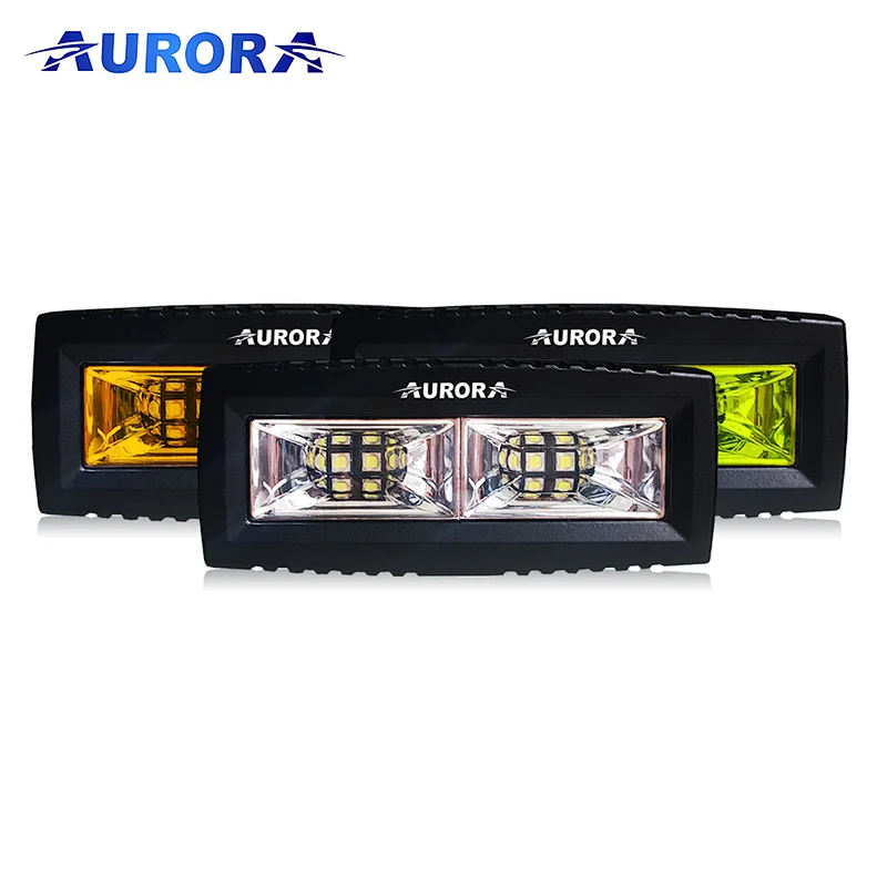 Aurora IP69K 4 inch Wide Beam LED ATV Parts Scene Light Bar