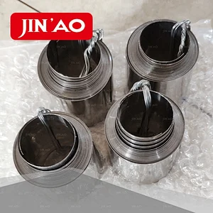 Stainless steel spiral steel tape shield spring telescopic bellows cover for Spindle protection