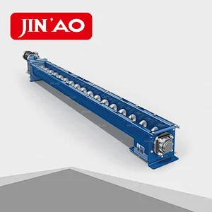 Flexible Screw Conveyor Wood Chip Conveyor Belt For CNC Machine
